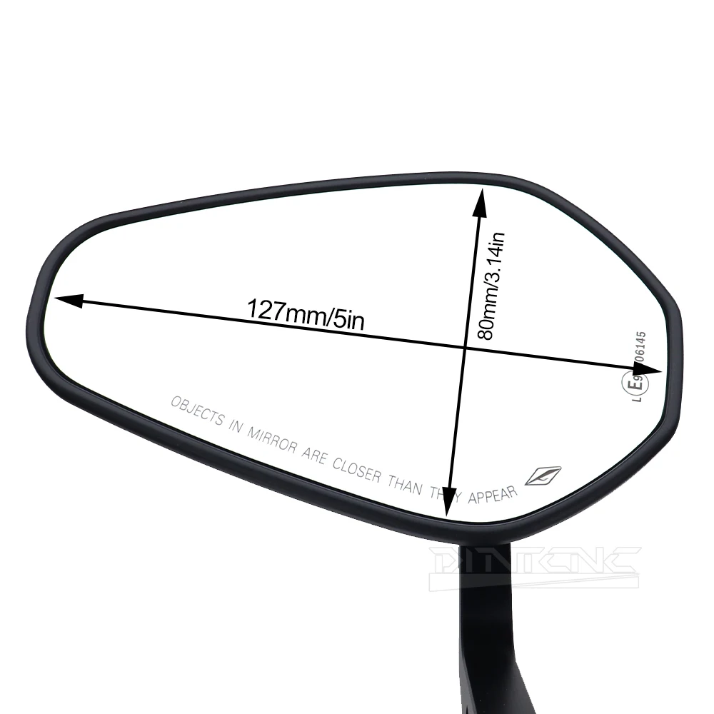 E9 لـ DUCATI STREETFIGHTER 2023 V4 V4S SP V2 1100 1098 848 الجانب الأيسر الأيمن المقود نهاية مرآة دوران دراجة نارية الملحقات #2