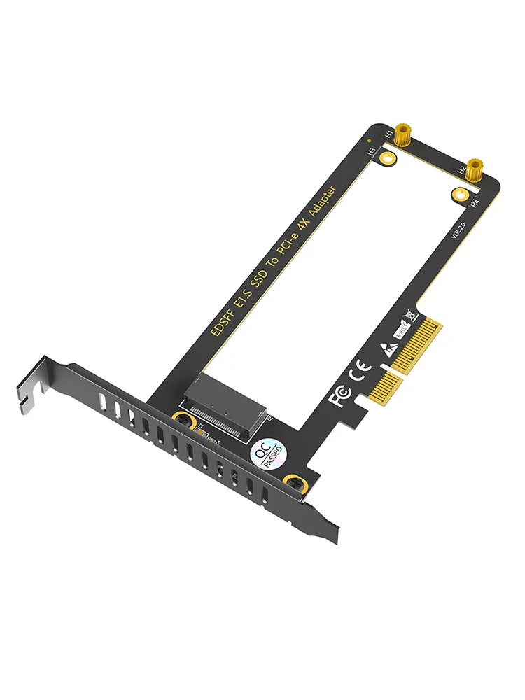 Nowy adapter EDSFF EDSFF E1.S na kartę rozszerzeń PCI Express 4.0 X4, wspornik, obsługa grubości 9,5/15/25 mm, E1.S SSD PM9A3 PM9D3 P5801X — zdjęcie produktu 7
