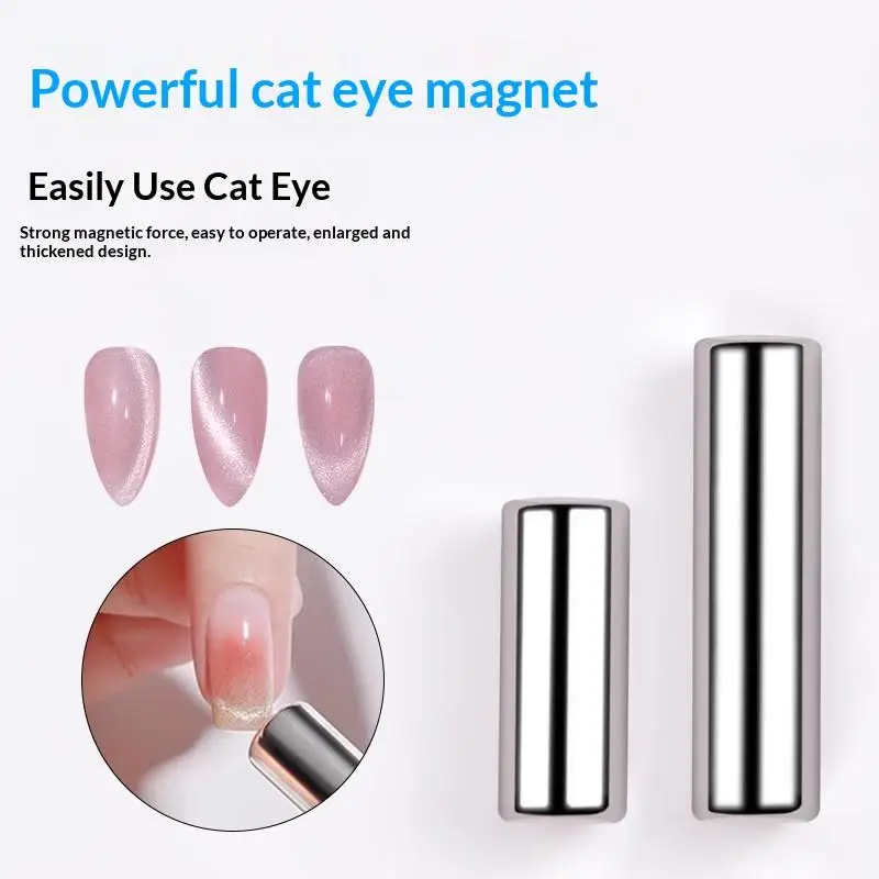 Round Nail Art Cat Eye Gel Magnetic Pen For Gel Polish 3D Cat Eye Nails Magnet
