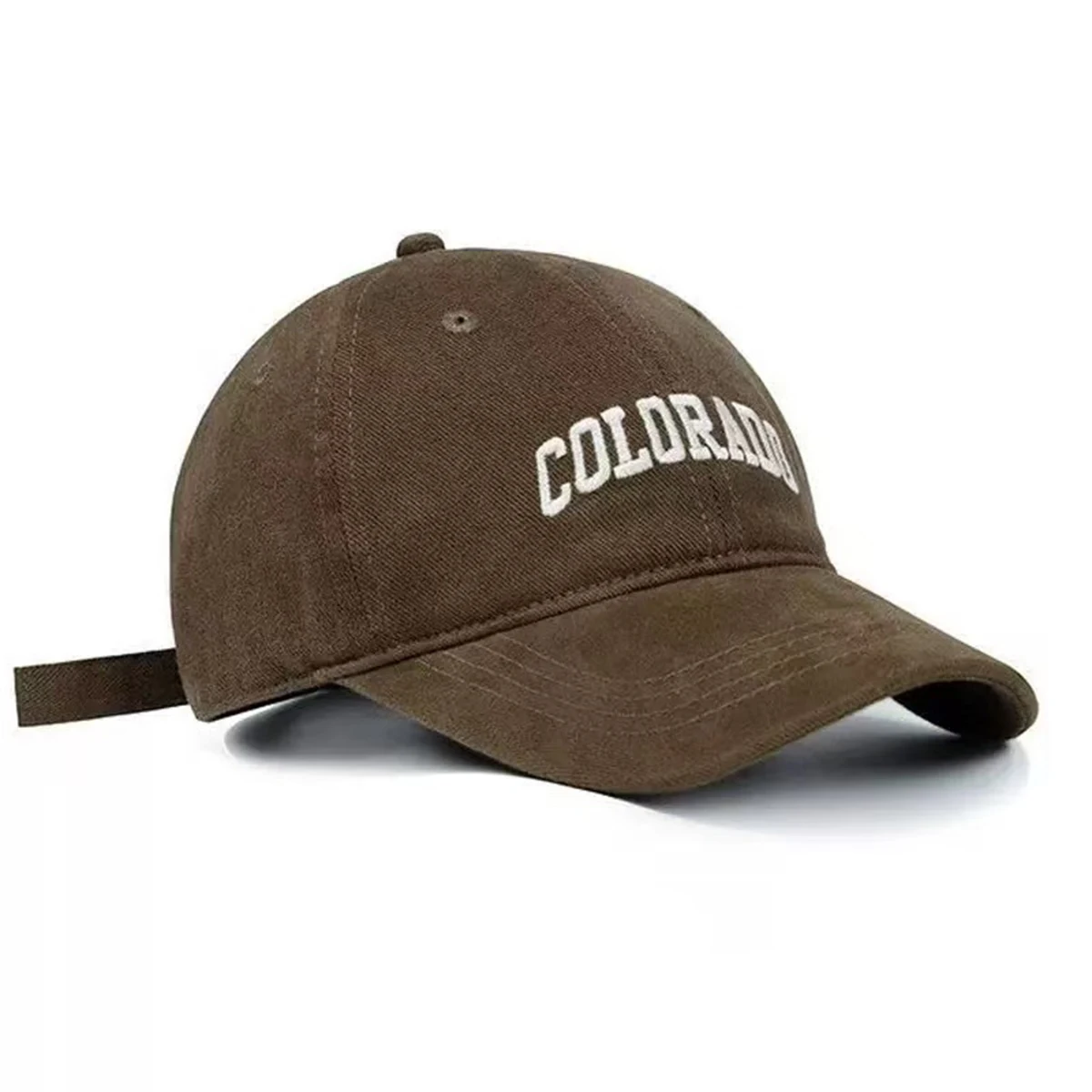 Unisex COLORADO Baseballkappen mit Buchstabenstickerei, Frühling und Herbst, für den Außenbereich, verstellbare Freizeithüte, Sonnenschutzhut, Sportkappe – Detail 2
