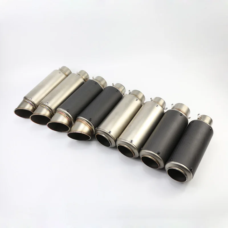 51mm 61mm Motorcycle Exhaust Pipe Muffler DB Killer Left Right Side Universal for ER6N SV650 CRF230 Z800 R1 CB650F CB1000R MT07