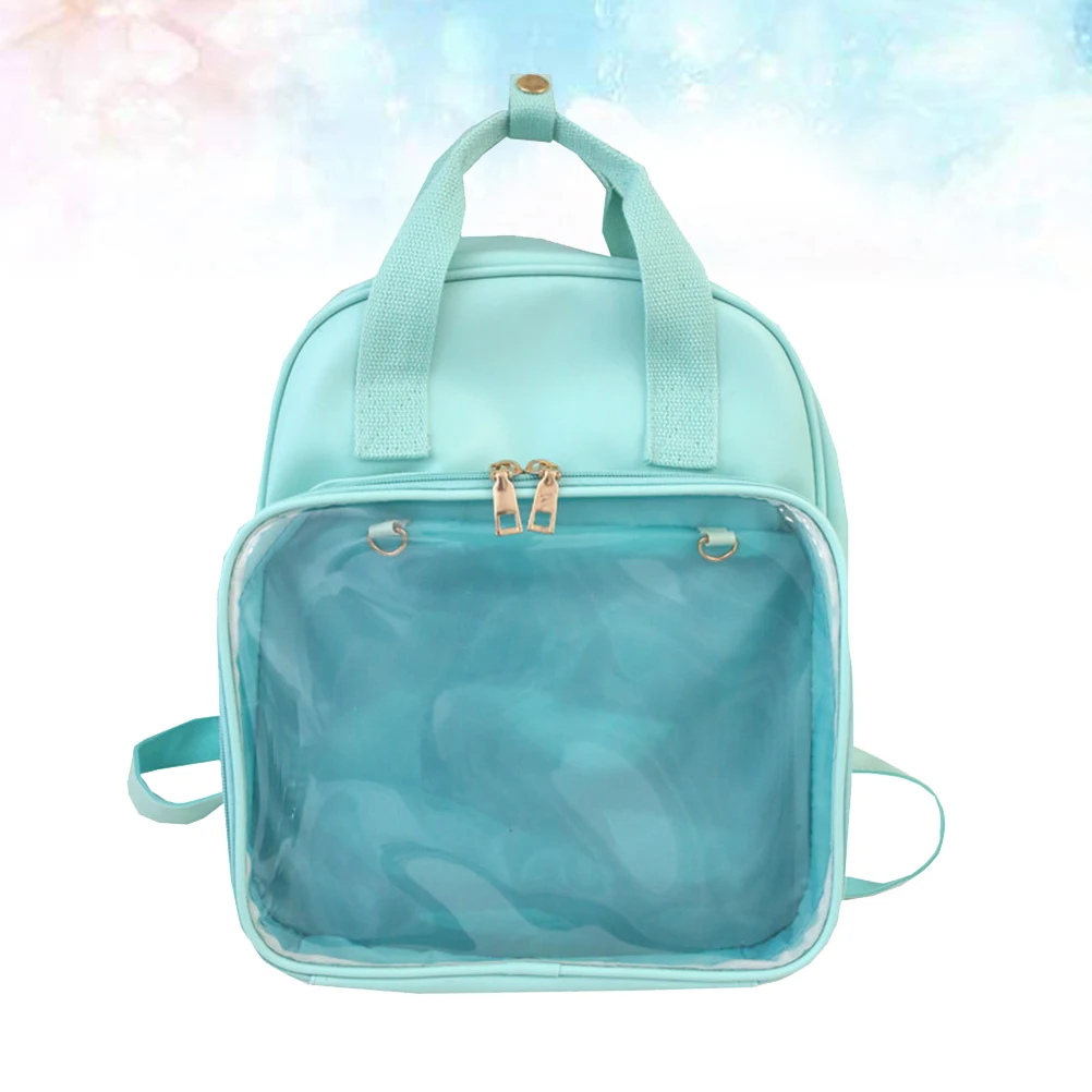Candy Color Backpack Fashionable School Backpack for Girls Students Office Ladies Large Compartment Keys Phone Lipstick