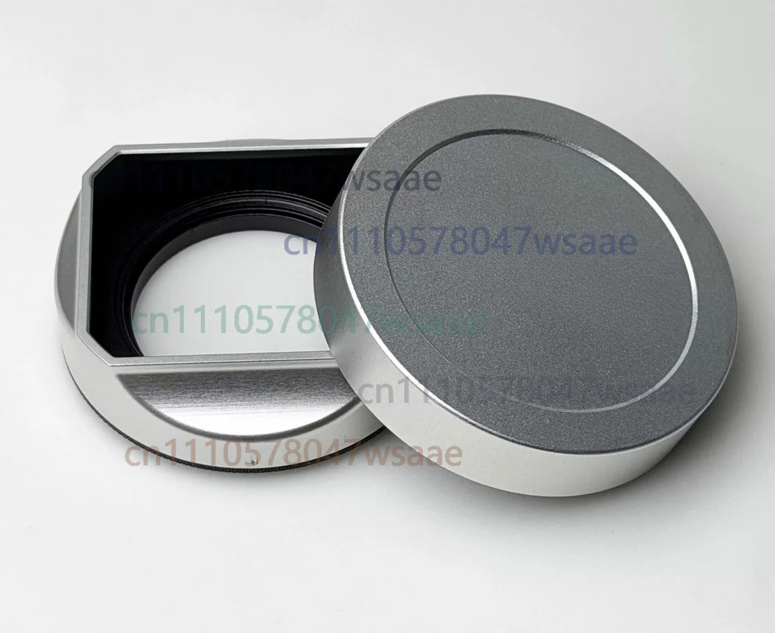 Metal Lens Hood+Cap Replace LH-XF27 For Fujifilm XF 27mm f2.8/XF 23mm f2.8 Lens