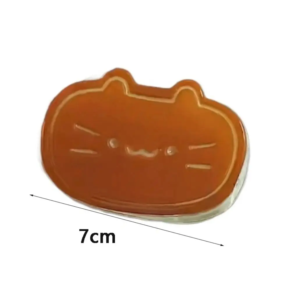 New Sticky Cat Cheese Pinch Toy Cute TPR Squeeze Toy Pressure Relief Fingertip Toy Slow Rebound Toy