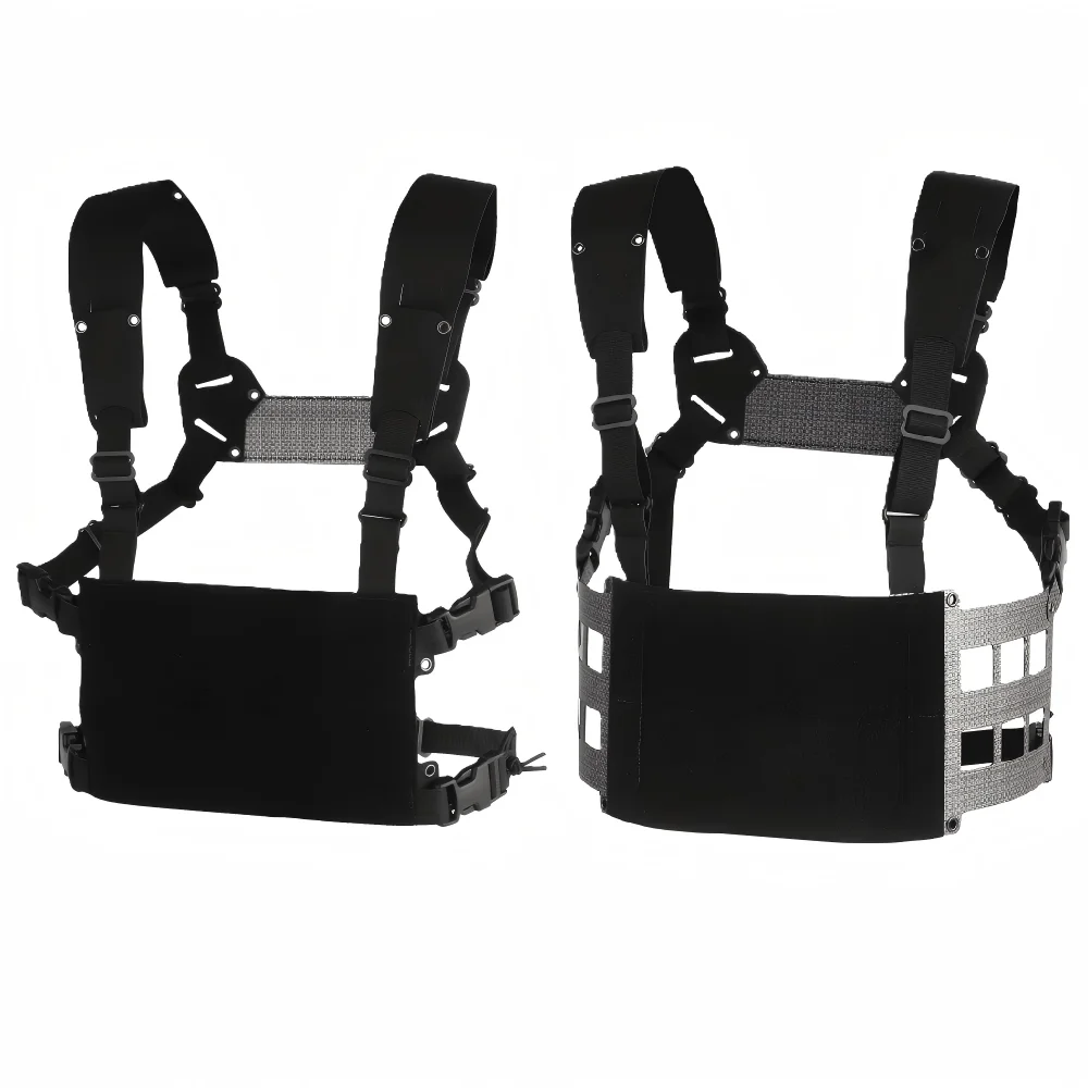 FC Standard Extended Chest Rig V2 Compatible With G Buckle Mag Panel Velcr Hook Molle Pouch