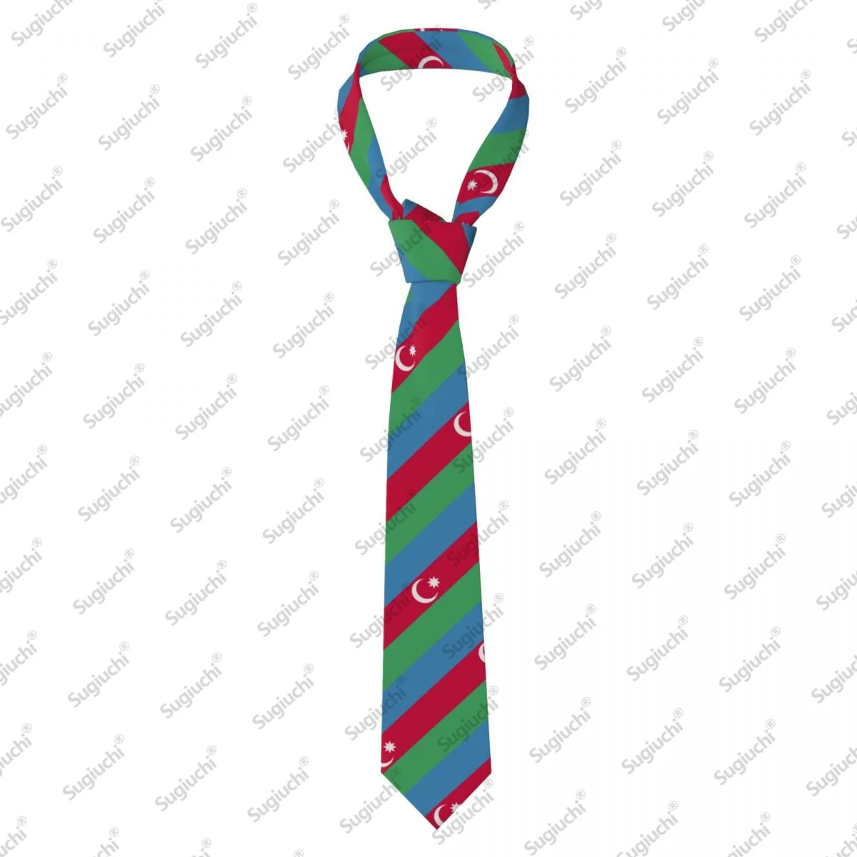 2026 Aserbaidschan Flagge Hochzeit Party Krawatten Für Männer Frauen Casual Plaid Krawatte Anzüge Schlanke Krawatte Gravatas Für Geschenk