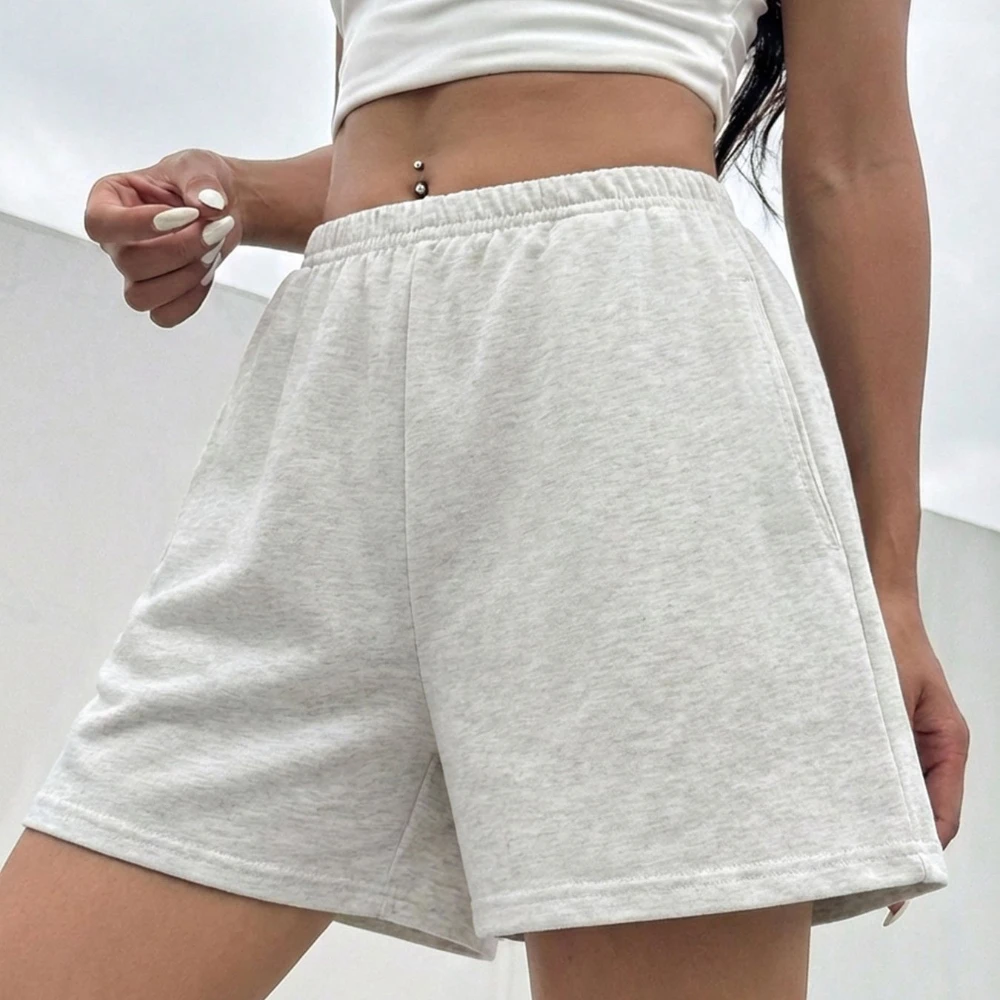 

Casual Shorts Loose Fit Pockets Summer Wear Women's Clothing Pockets Breathable Shorts Suitable for Fitness Running Wear