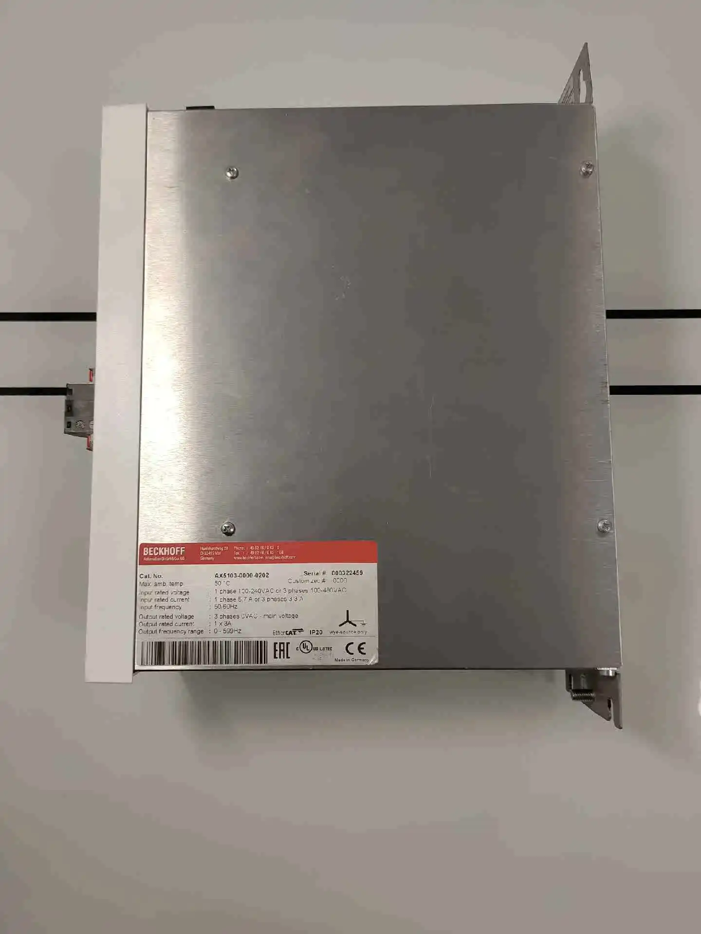 AX5103-0000-0202 Servo Drive para Beckhoff