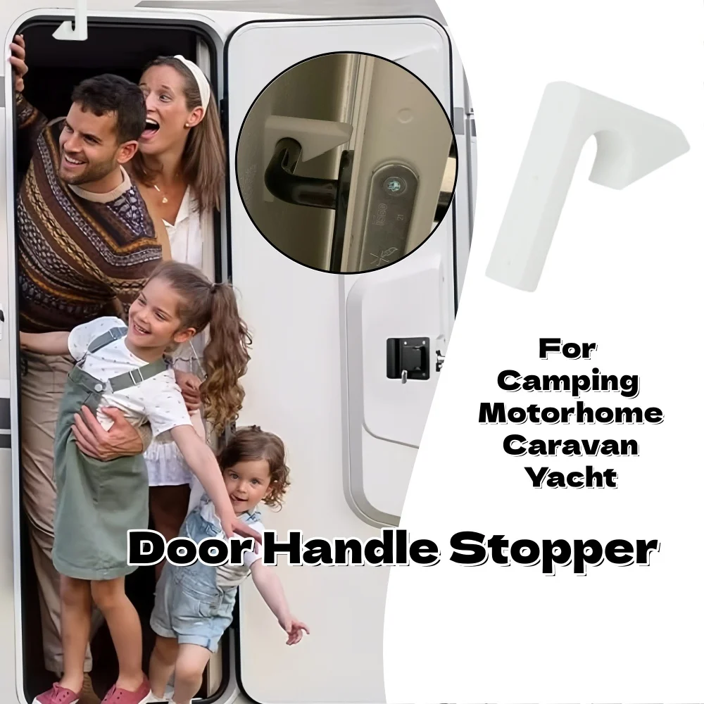 1PCS Door Stopper Door Handle Stopper Secures Doorknob Slot To Prevent Accidental Closing For Camping Motorhome Caravan Yacht