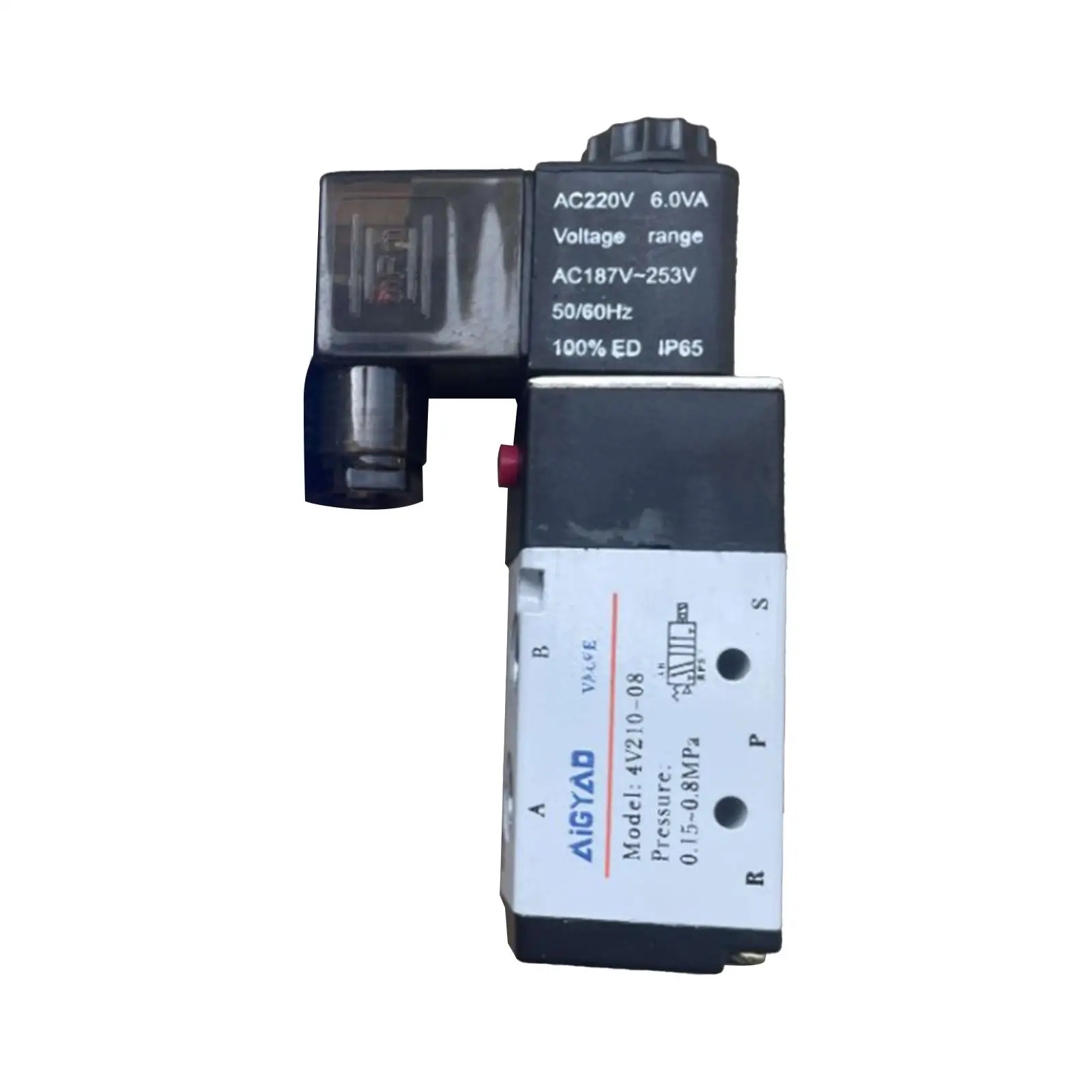 Pneumatic Valve 4v210-08 Pneumatic Positions 2 Positions 1/4 '' Bspt Industrial