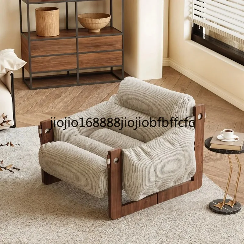 Suitable for leisure chairs, foldable sleeping solid wood balconies, single person sofas