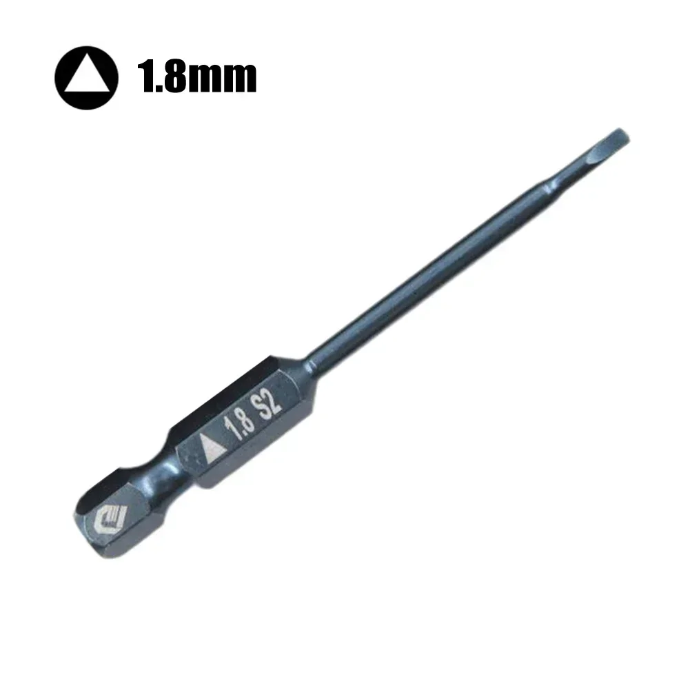 Chave de Fenda Triangular Bit Magnético Preciso 1.8 2.0 2.3 2.7 mm 6.35 mm Hex Haste para Chave de Fenda Elétrica Broca Ferramentas Elétricas pc