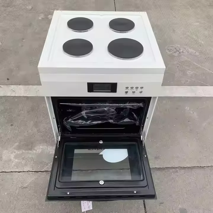 High Quality 4 Burner White Oven Stove Large Capacity for Outdoor RV Household Pizza Oven for Better Electricity Range Stand