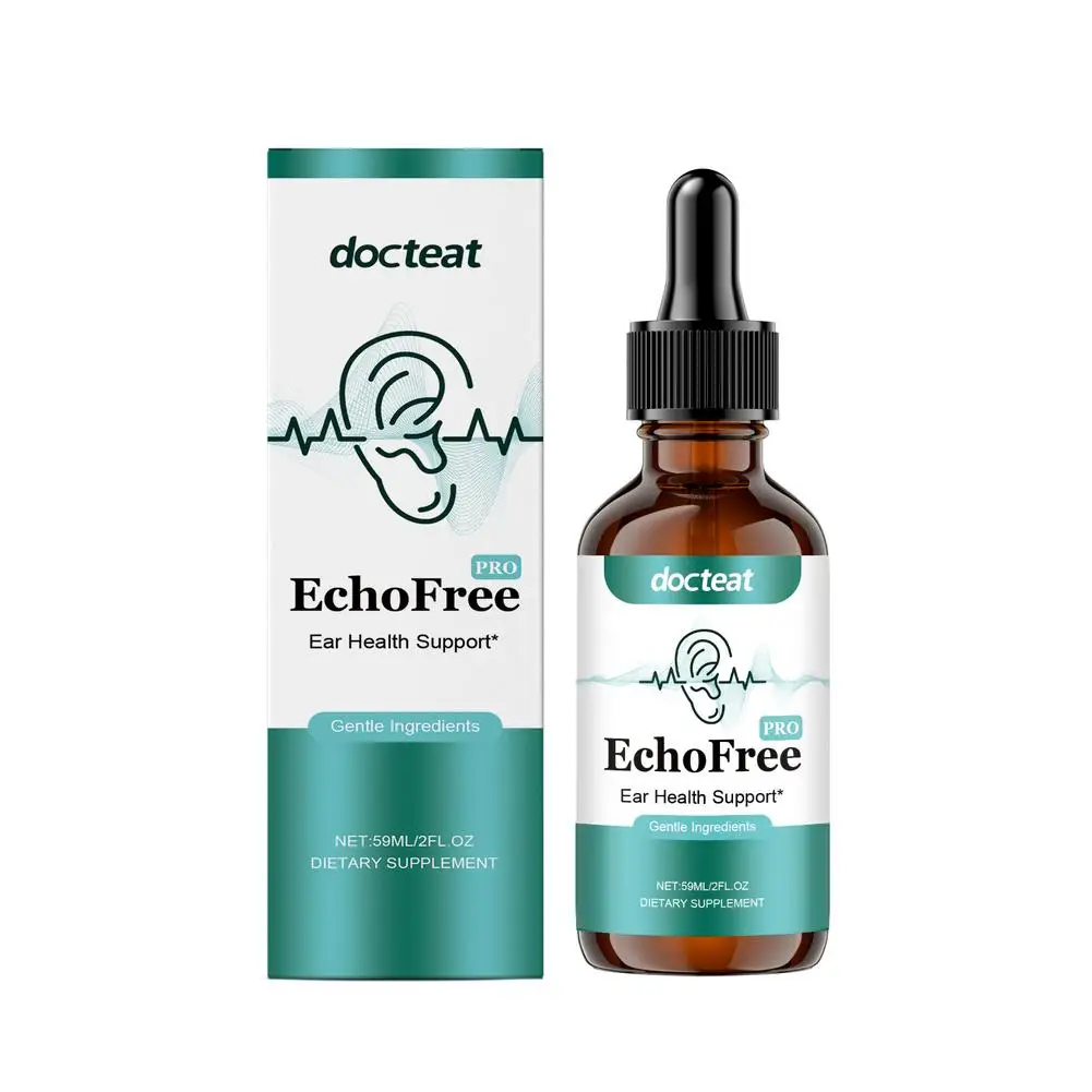 Tinnitus Relief Drops Ear Health Support Supplement Liquid Drops Natural Cochlea Earwax Softening Cleaner Daily Care Products