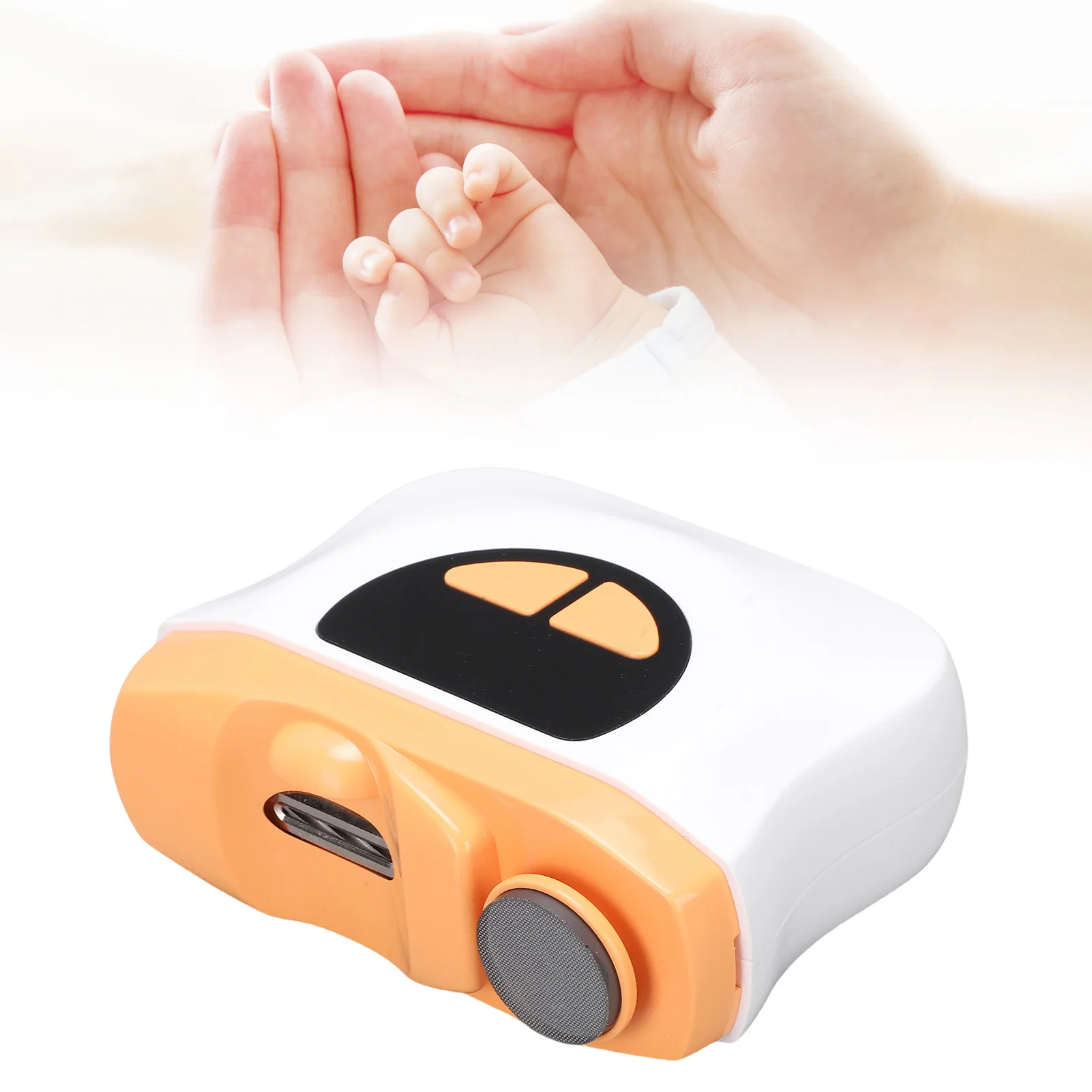 

Electric Nail Clipper Polisher 2 Speeds Rechargeable Automatic Finger Nail Cutter Safety for Kids Adults