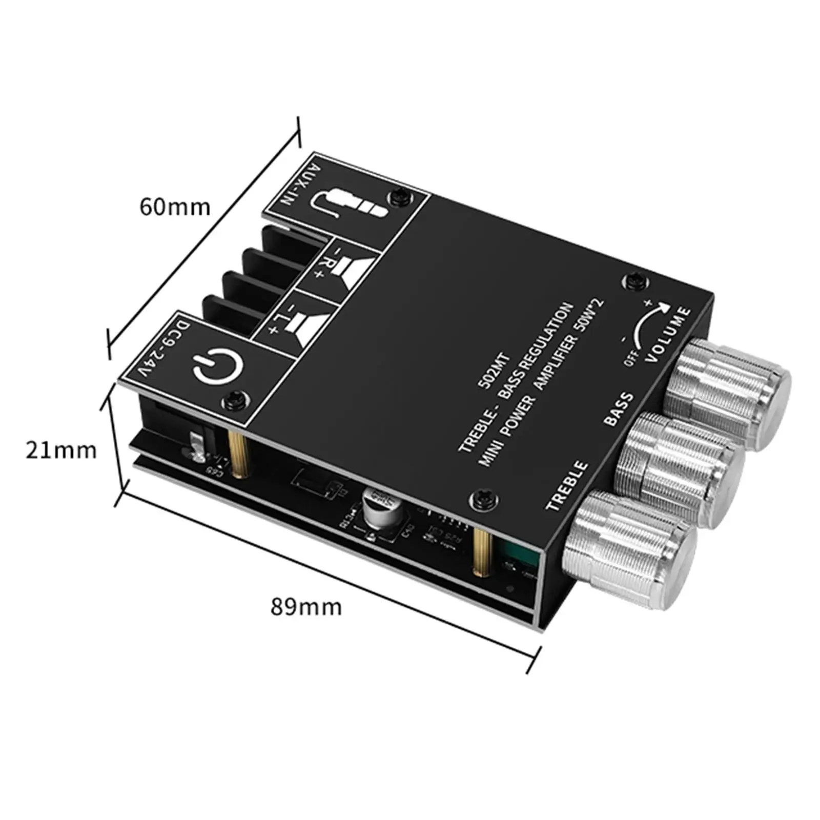 Amplifier Board 50Wx2 Easy Installation Audio Amplifier Module for