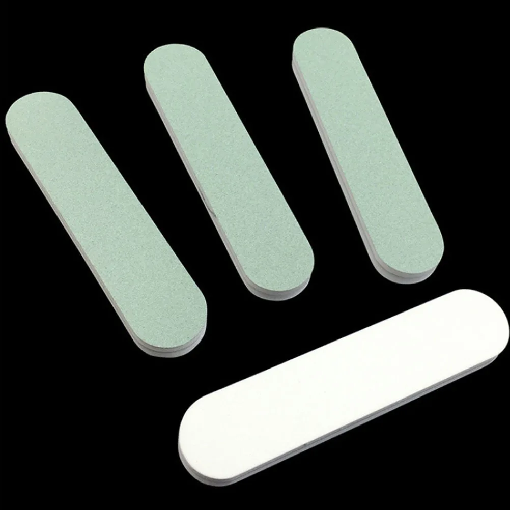 

40Pcs Artwork Polishing Sponge Dual-Side Nail File Block for Wood Crafts Bodhi Walnut Buffing Sanding Manicure Design Tool