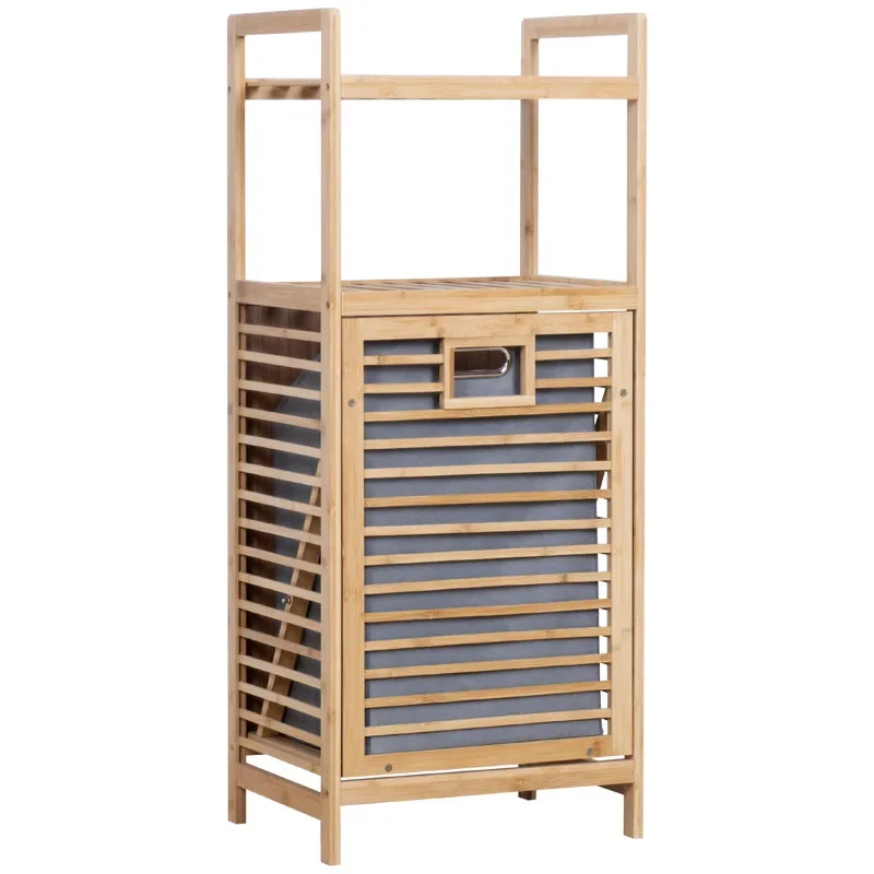 Storage basket bathroom bamboo cloth dirty clothes basket folding dirty clothes basket household clothes storage
