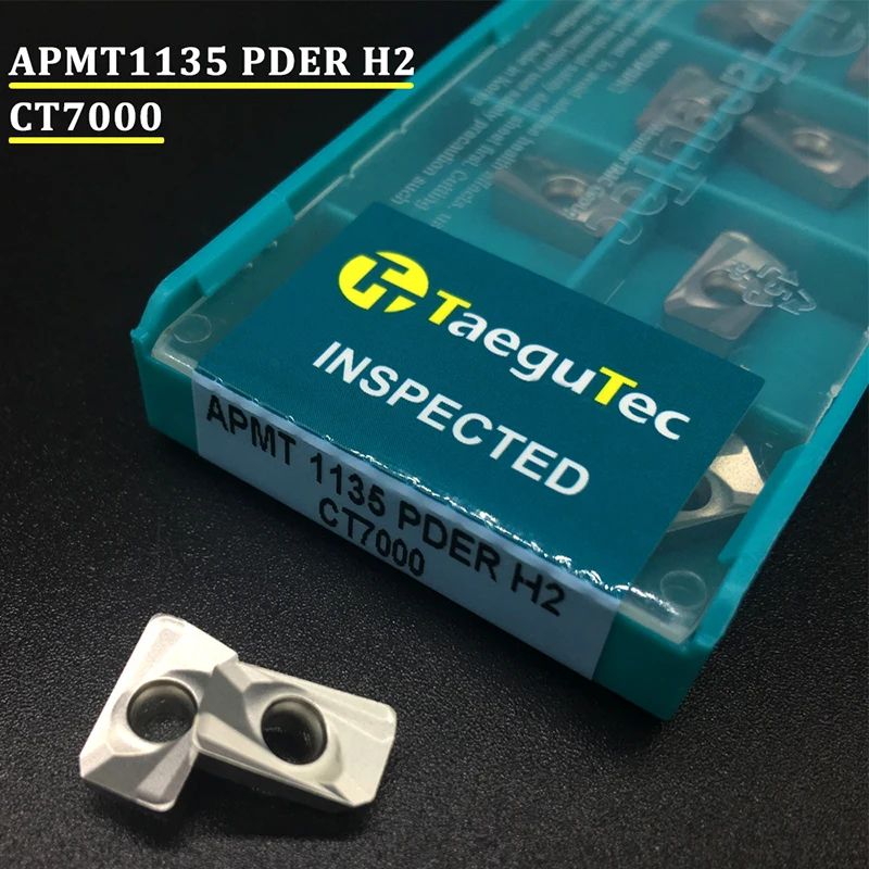 10 قطعة APMT1135 PDER H2 CT7000 الخارجية تحول أدوات سيرميت الصف APMT كربيد إدراج مخرطة القاطع أداة Tokarnyy تحول إدراج