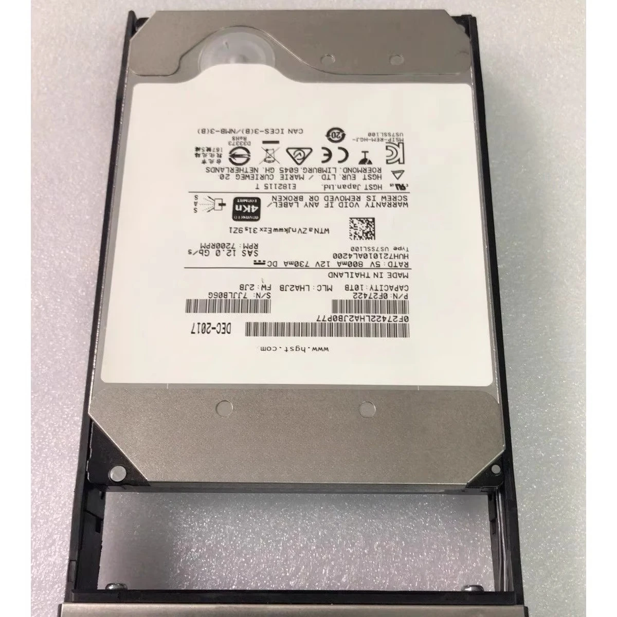 

2600 V3 2800 V5 5210 V5 Storage Hard Drive 02351HAM 02350WGK 10T SAS