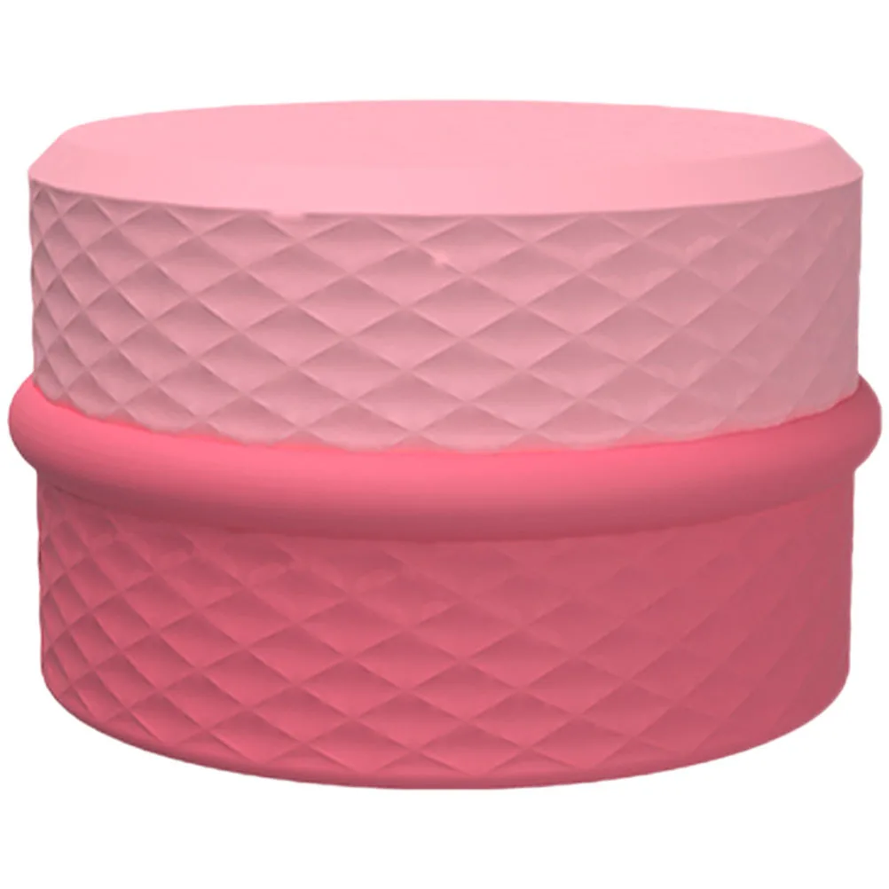 

1Set Silicone Travel Container Durable Refillable Cream Jar with Spoon Portable Lotion Holder Travel Makeup Organizer