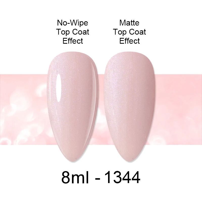 Clou Beaute Base Coat Top Coat UV Gel Nail Polish 8ml Transaprent Color Bling Gel Polish Nail Art Gel Lacquer Lucky Nail Paint