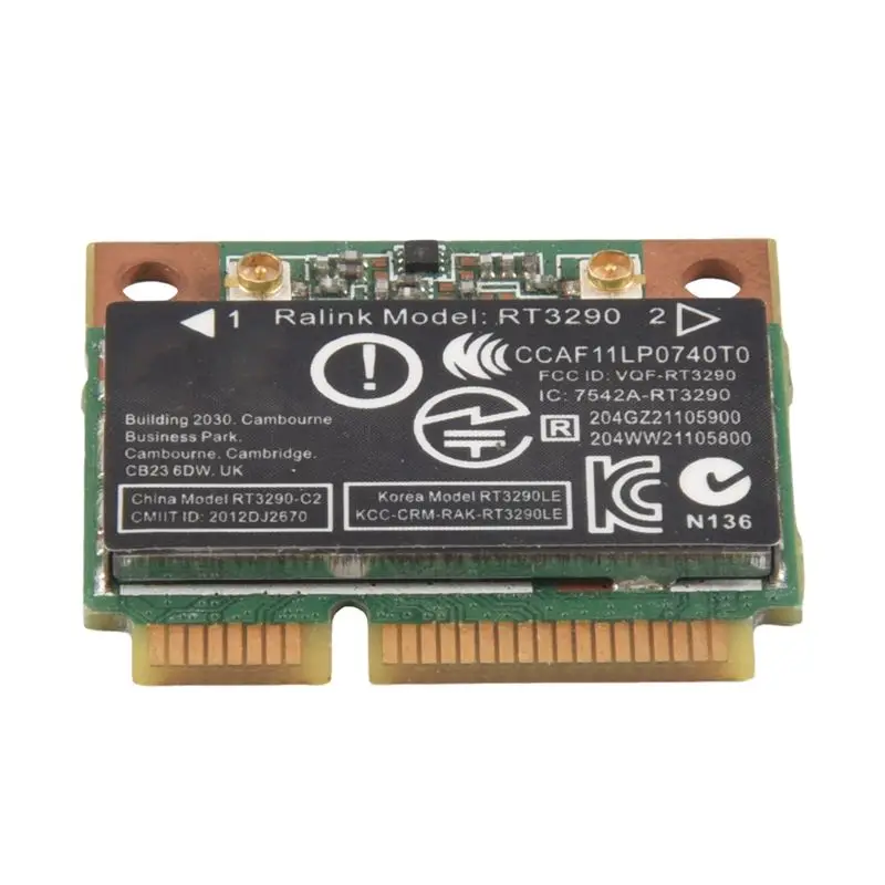 SCLS 150Mbps 2.4Ghz RT3290 802.11B/G Wireless Wlan WIFI + Bluetooth BT 3.0 Half Mini PCI-E Card for CQ58 M6 4445S DV4