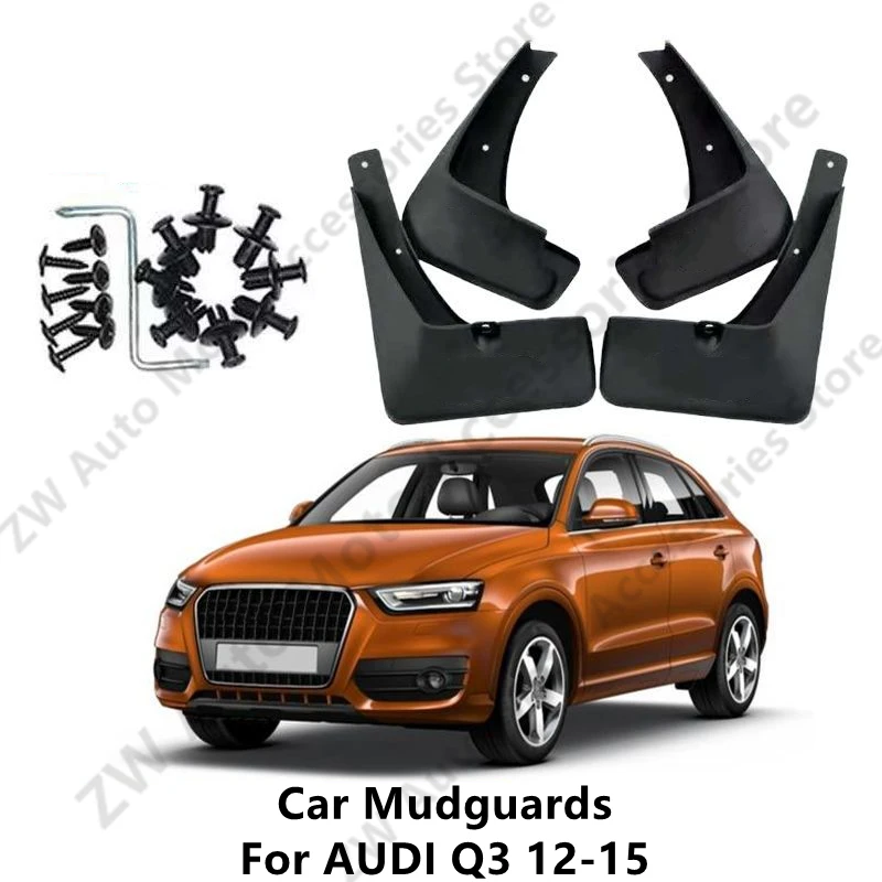 

Автомобильные брызговики для AUDI Q3 12-15, брызговики на крыло, брызговики, внешние детали, аксессуары для автомодификации, ремонт