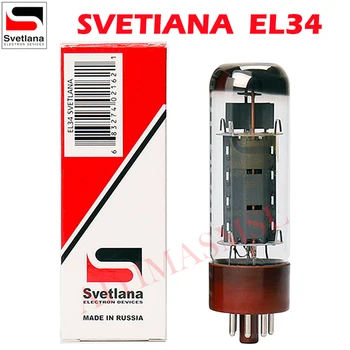 SVETLANA EL34 vacuum tube instead of 6CA7 6P3P 6L6 EL34B electron tube amplifier kit sound valve factory test and match genuine