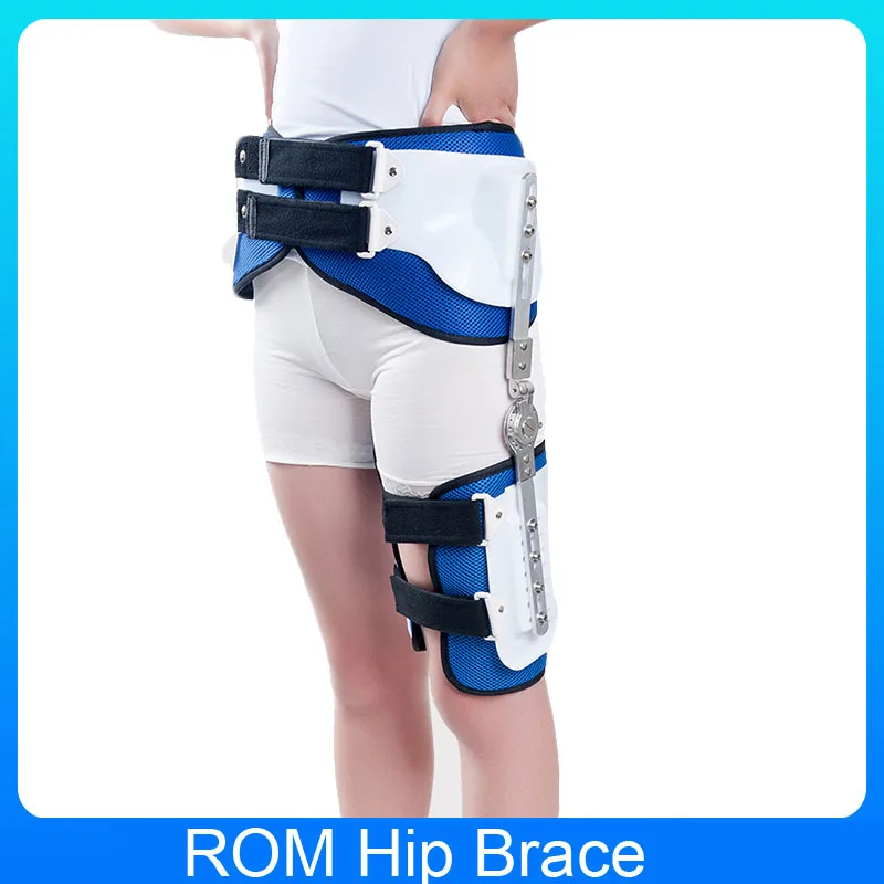 ROM Hip Brace ROM Hip Support Groin Stabilizer Brace Fracture Pain Arthritis Hinged Hip Support