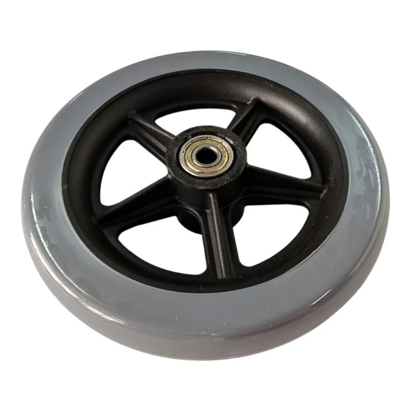 Wheelchair Universal Front Wheel Replacement 6/8 Inch Flexible Solid Tire Wheel Wear-resistant Wheels Supplies Durable