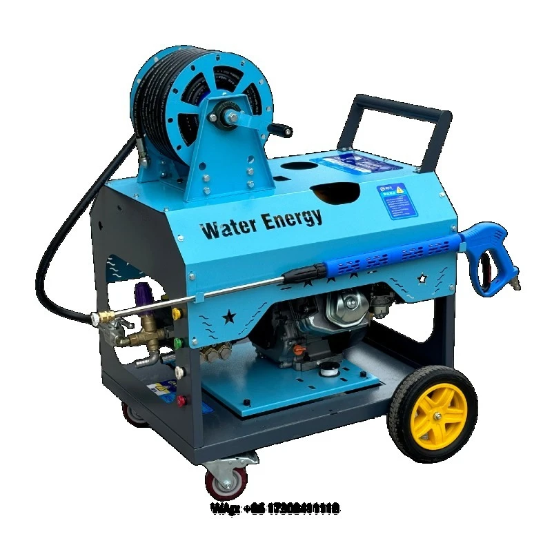 Water Energy 150Bar -200Bar/30-40 Lliters Sewer Jet Sewer Jet Sewer Jet Machine Pipe Dredging Machine