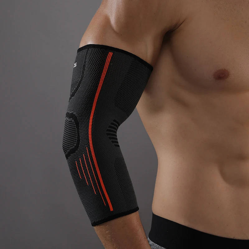 VBOSi قطعة واحدة من أكمام الكوع المرنة القابلة للتنفس للنساء والرجال - دعم رياضي لكرة الريشة وكرة السلة وصيد الأسماك