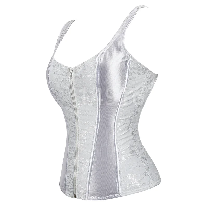 womens shoulder straps corset overbust top jacquard corset bustier exotic corselet lingerie brocade plus size costumes fashion