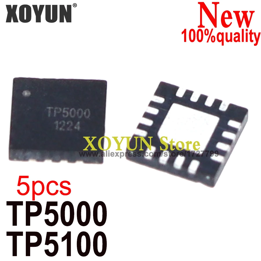 (5piece)100% New TP5000 TP5100 QFN-16 Chipset