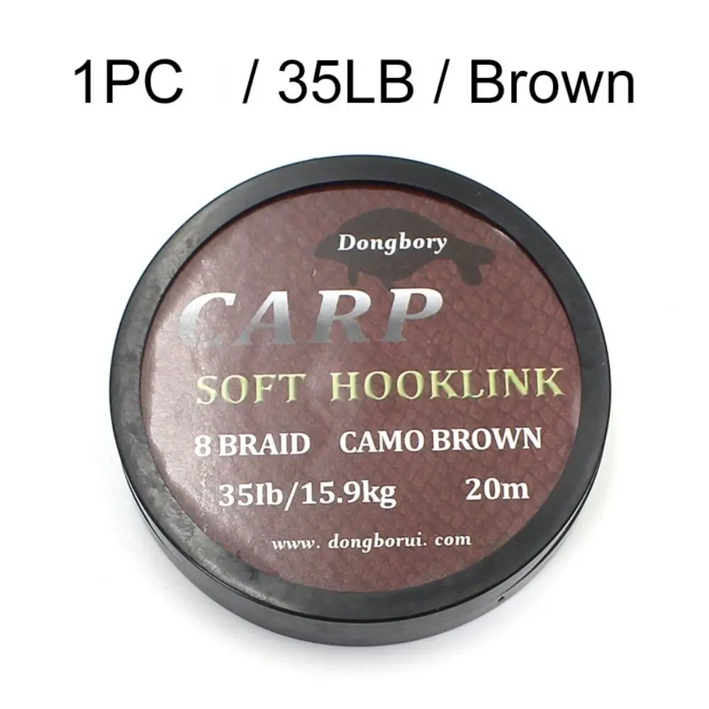 

20m 8 Strand Sinking Group Lines Uncoated Braided Thread Soft Hook Link Carp Fishing Line Braid Line Fishing Line