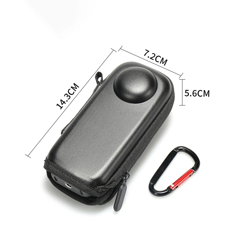 Mini Storage Case for Insta360 X4 Sport Camera Protector Portable Storage Case PU Bag for Insta 360 X4 Accessories