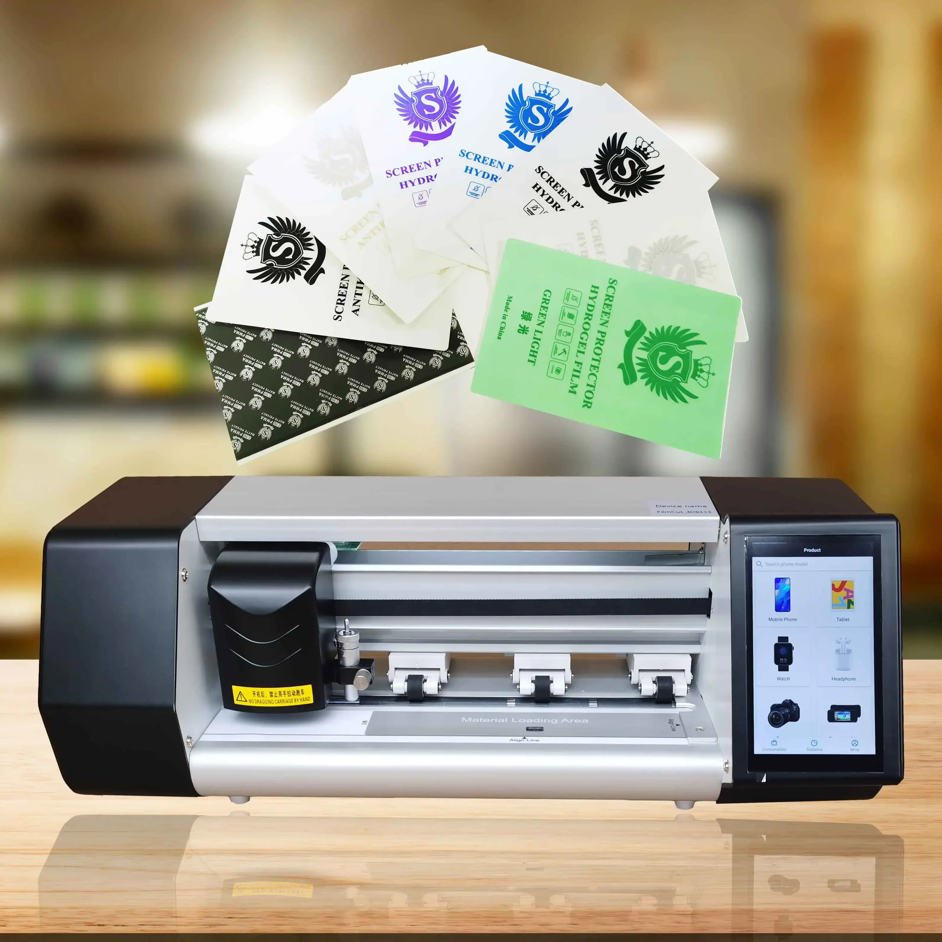 

2023 Custom Mobile Phone Screen Protector Cutting Machine For TPU Screen Protector Hydrogel Film Cutting Machine