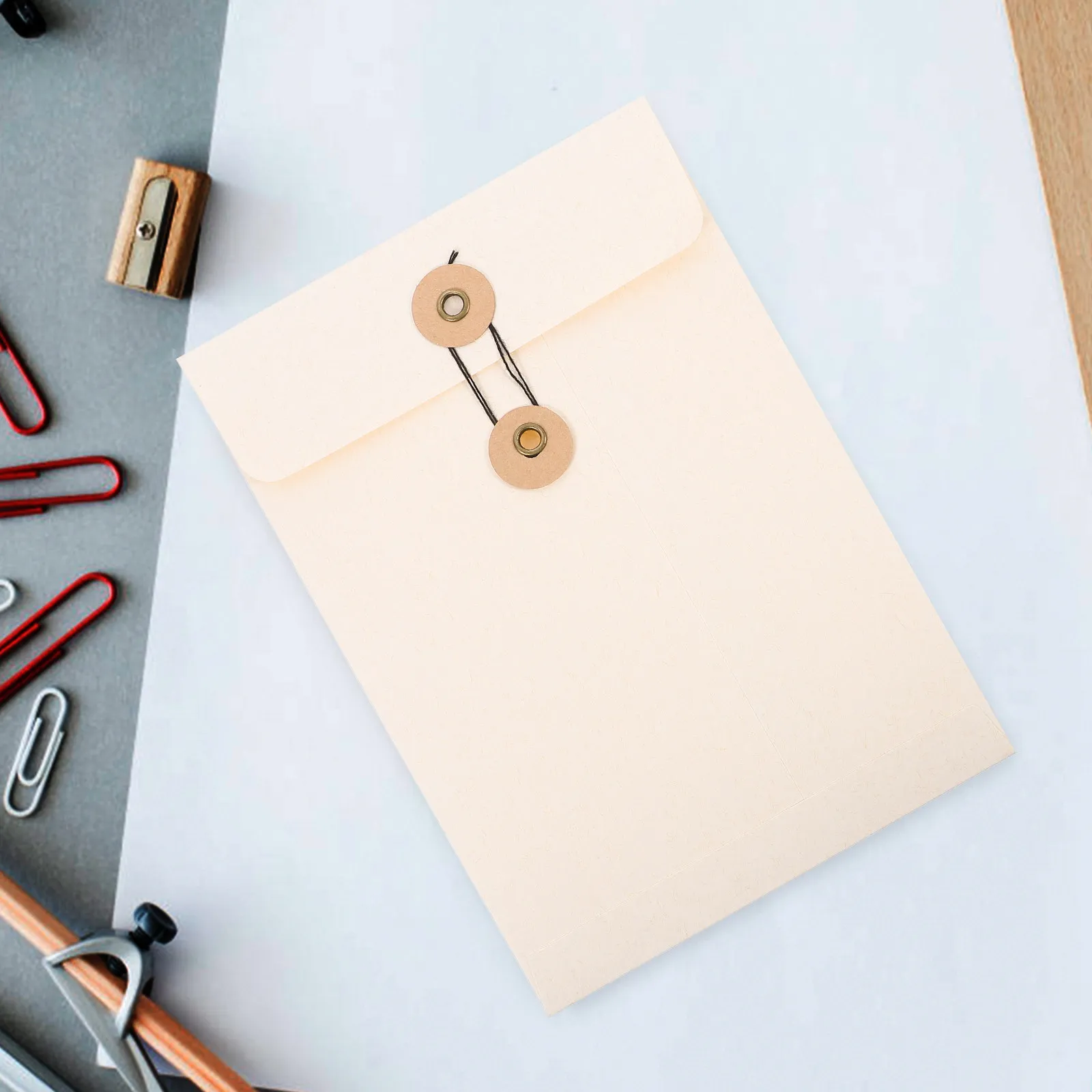 

10Pcs Thick File Pockets Large Document Bags Multi Functional Paper Organizer for School Business Handling File Folder Storage