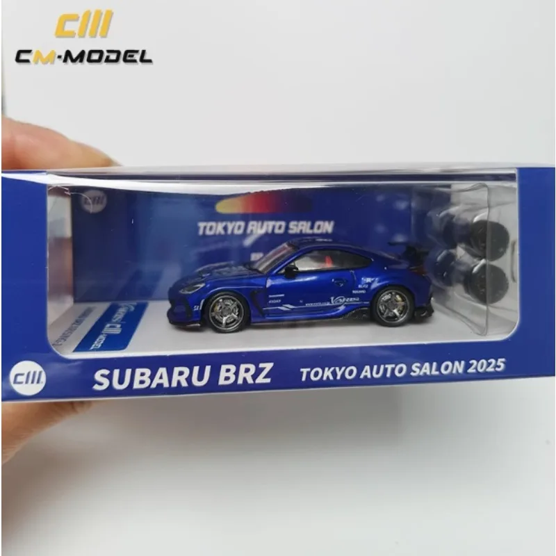 

Выставка Subaru BRZ TAS 2025 1/64, ограниченные модели автомобилей из литого под давлением сплава, детские праздничные подарки, игрушки для мальчиков, украшения для взрослых.
