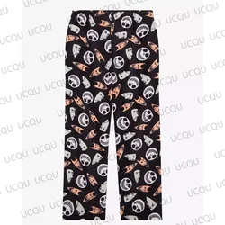 Disney The Nightmare Before Christmas Lock, Shock, & Barrel Allover Print Plush Women's Plus Size Sleep Pants