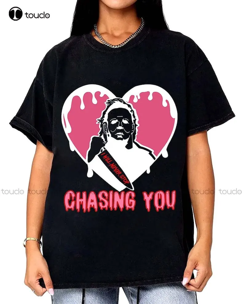 Michael I'Ll Never Stop Chasing You Shirt, Michael Halloween Shirt , Killer Horror Movie Shirt, Halloween Gift, Spooky Halloween