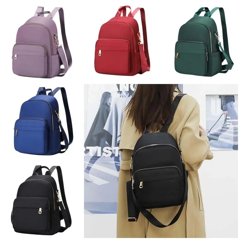 

Повседневный нейлоновый школьный рюкзак, многофункциональная повседневная сумка-тоут большой емкости, сумка для хранения, простая сумка на плечо для путешествий