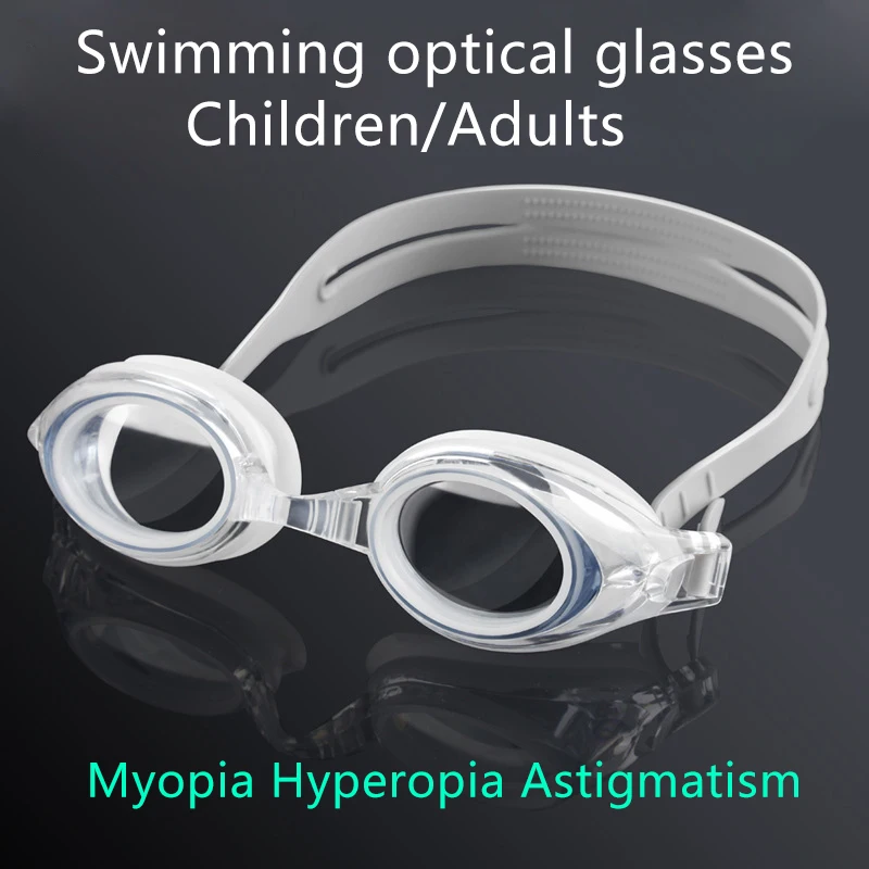 ALICIA Optical Prescription Swimming Glasses  Anti Fog Waterproof Adjustable Swim Eyewer Myopia Hyperopia Astigmatism Glasses