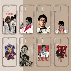 Scarface 1983 film Al Pacino Phone Case Transparent soft For iphone 11 13 12 14 15 pro max mini plus