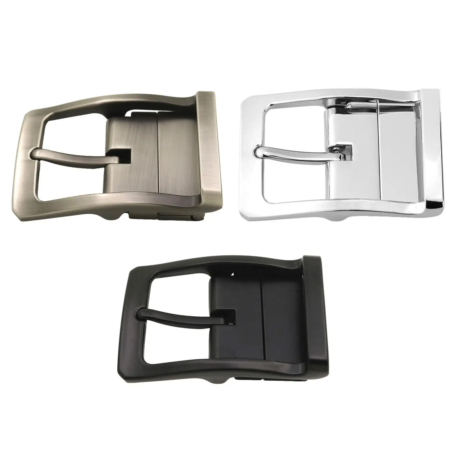 Alloy Belt Buckle, Rectangle Pin Buckle, Single Prong High Quality, Business Casual Replacement