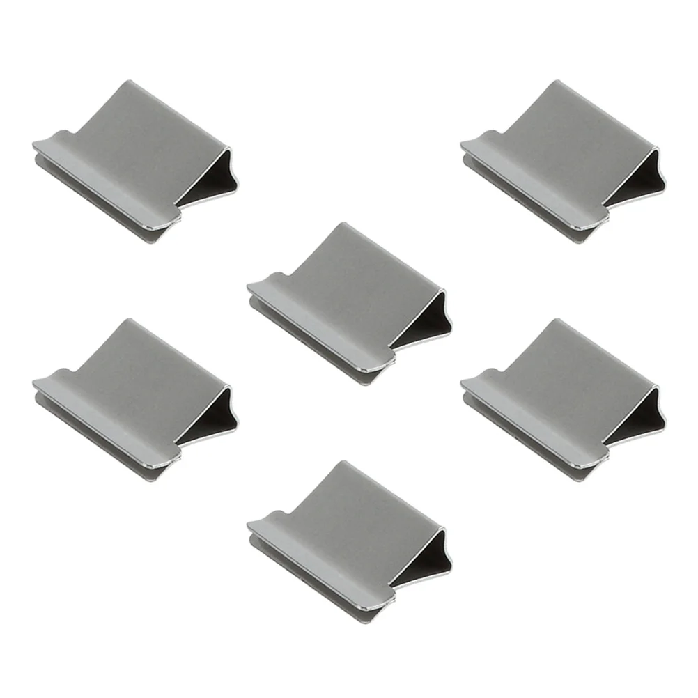 50 Pcs Paper Clipper Metal Clips Office Supplies Clam Refills Dispenser Stapler Medium