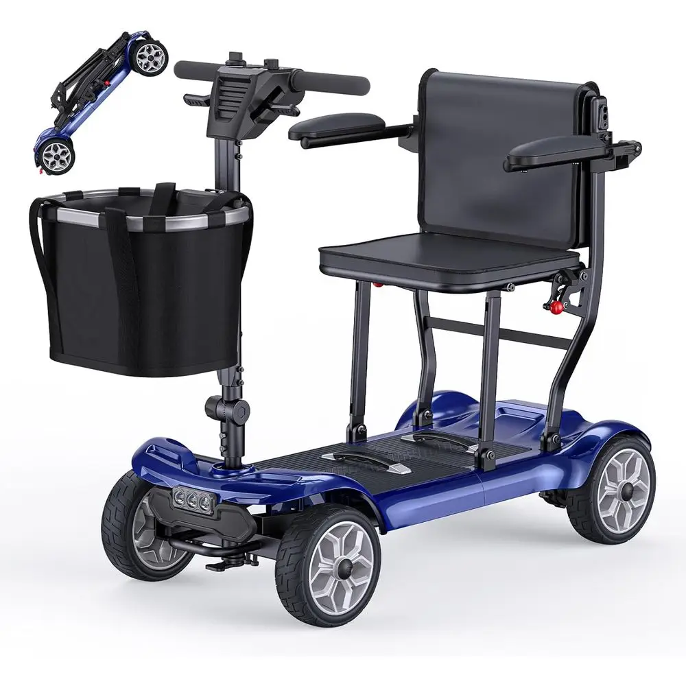 

Electric Powered Mobility Scooter, 43.2Lbs Lightweight olding Mobility Scooters or Adults Seni, 24Miles Long Travel ,Customized