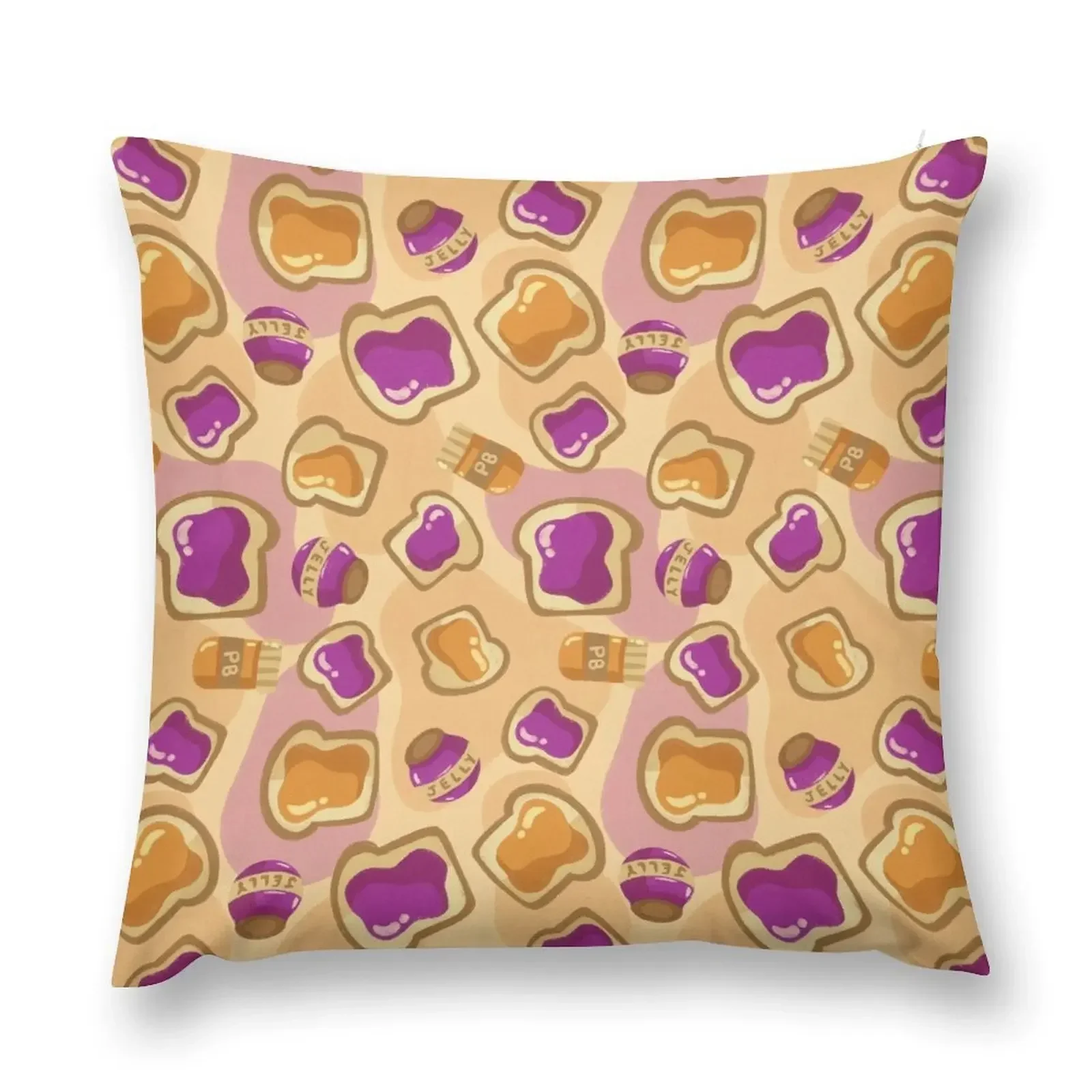 Peanut Butter & Jelly Throw Pillow Cushions Decorative Sofa Cushion Decorative Cushion pillow