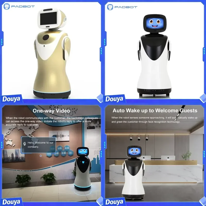 Customized Q&A Intelligent Greeting Server Cameriere Transformer Restaurant Dancing Music Commercial Reception Robots